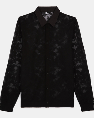 Black lace shirt