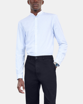 Navy blue cotton trousers