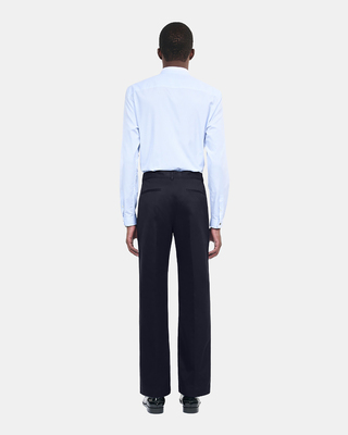 Navy blue cotton trousers