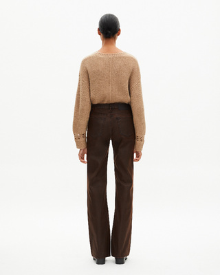 Brown flared jeans