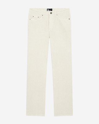 Ecru straight jeans