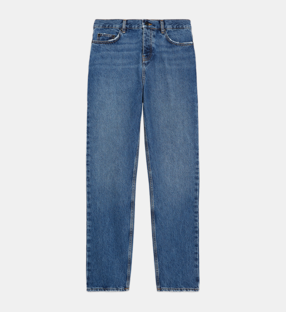 The Kooples Straight Fit Jeans In Faded Blue