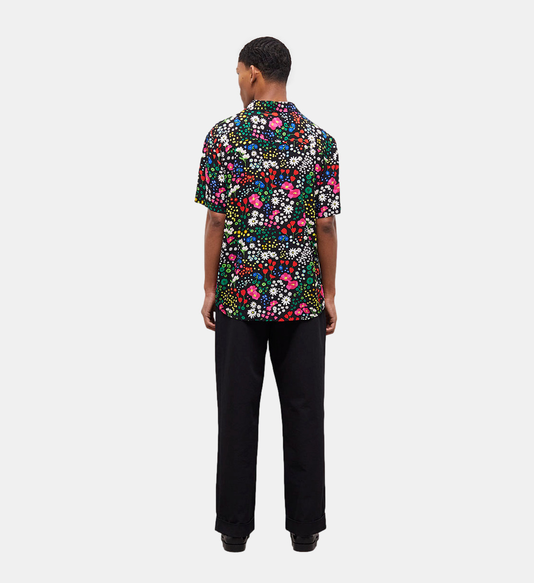 camisa informal estampada