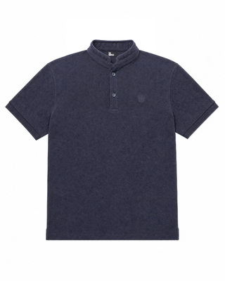 Navy Officer-Style Polo Shirt