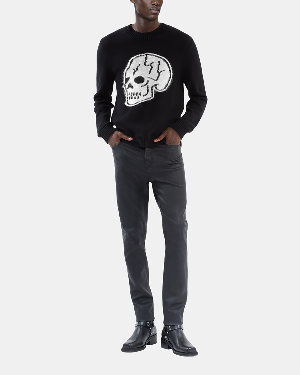 Black Skull Sweater