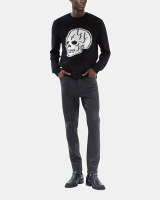 Black Skull Sweater