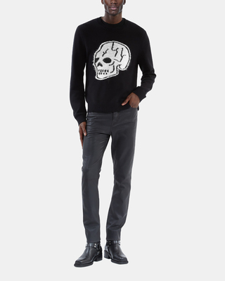 Black Skull Sweater